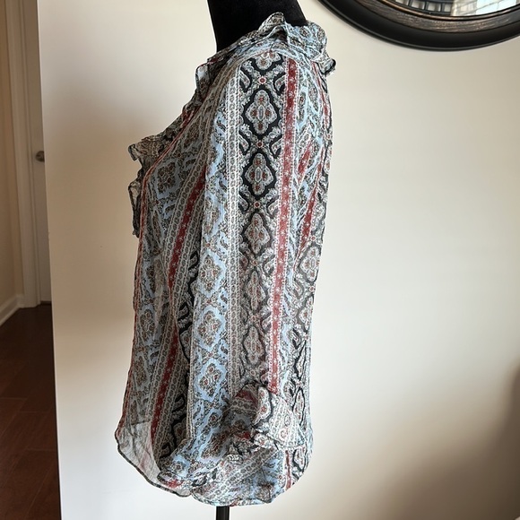 Zara Women 3/4 Sleeve Blouse - Picture 5 of 11